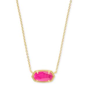 Kendra Scott Elisa Azalea Short Pendant Necklace 2 Kendra Scott Elisa Azalea Short Pendant Necklace 2