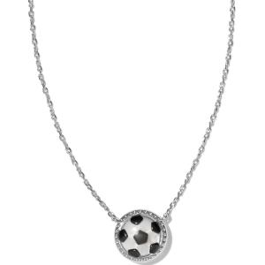 Kendra Scott Soccer Short Pendant Necklace - Silver 2 Kendra Scott Soccer Short Pendant Necklace - Silver 2
