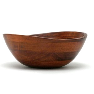 Lipper Cherry Matte 7 1/2" Bowl w/ Wavy Rim 1 Lipper Cherry Matte 7 1/2" Bowl w/ Wavy Rim 1