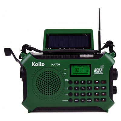 Kaito KA700 Bluetooth Emergency Solar Powered Weather Band Radio 1 Kaito KA700 Bluetooth Emergency Solar Powered Weather Band Radio 1