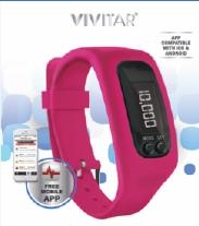 VivitarĀ® Pink Activity Tracker Watch 1 VivitarĀ® Pink Activity Tracker Watch 1