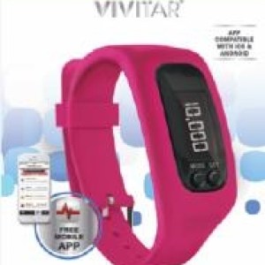 Vivitar® Pink Activity Tracker Watch 1 Vivitar® Pink Activity Tracker Watch 1