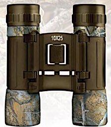 RealTree⢠10x25 Compact Rubberized Binoculars 1 RealTree⢠10x25 Compact Rubberized Binoculars 1