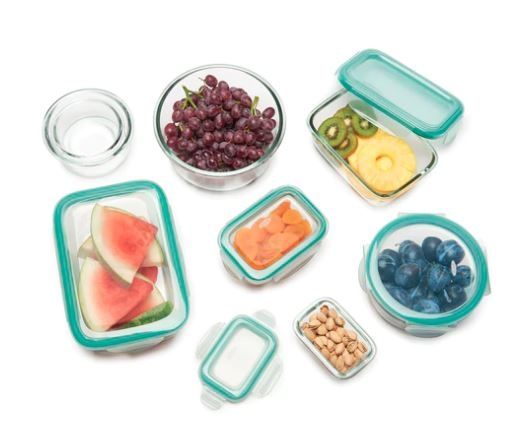 OXO Good Grips 16pc SNAP Glass Container Set 2 OXO Good Grips 16pc SNAP Glass Container Set 2