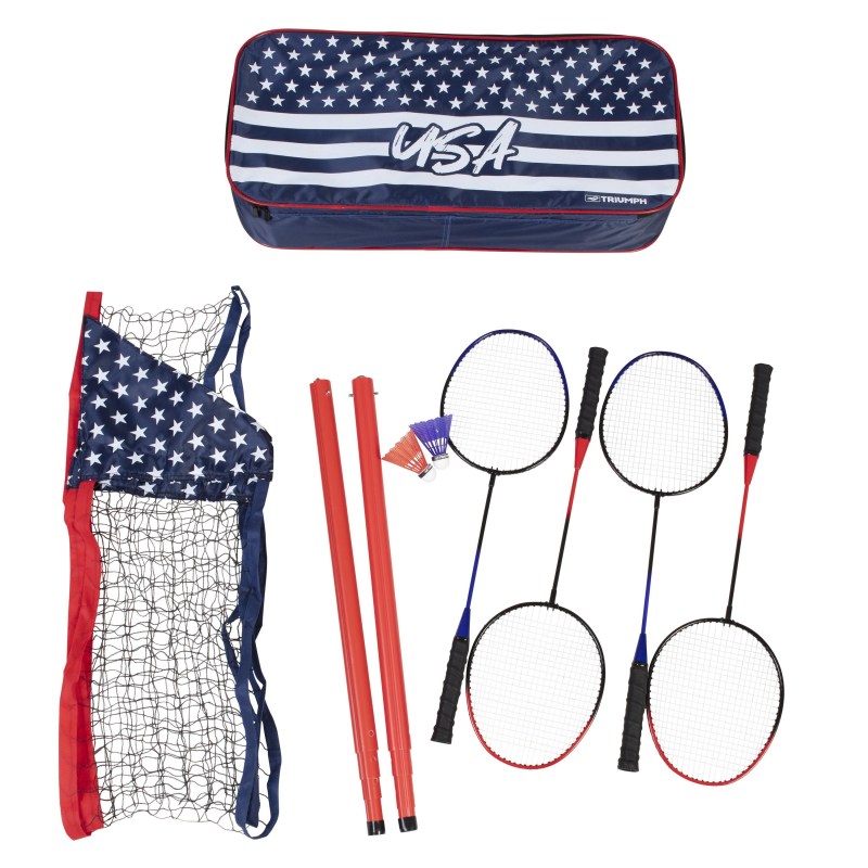 Escalade Sports Triumph Sports - Patriotic Portable Badminton 2 Escalade Sports Triumph Sports - Patriotic Portable Badminton 2