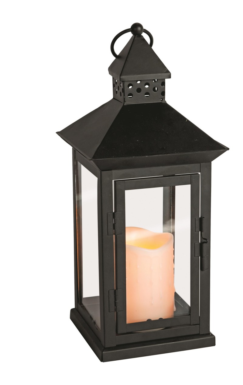 Everlasting Glow 15" Metal Led Flameless Lantern 2 Everlasting Glow 15" Metal Led Flameless Lantern 2