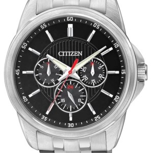Citizen® Men%27s Quartz Stainless Steel Watch w/Black Dial 1 Citizen® Men%27s Quartz Stainless Steel Watch w/Black Dial 1