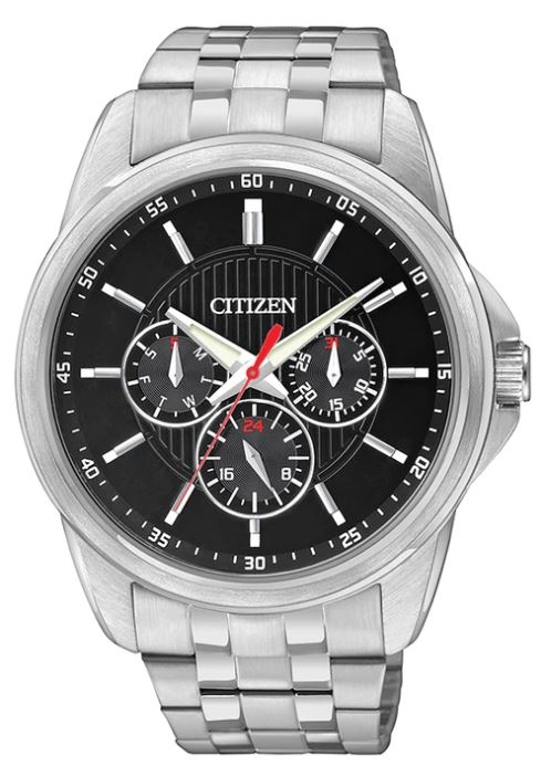 Citizen® Men%27s Quartz Stainless Steel Watch w/Black Dial 1 Citizen® Men%27s Quartz Stainless Steel Watch w/Black Dial 1