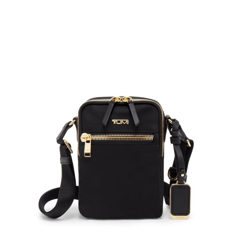 Tumi Voyageur Persia Crossbody Bag - Black/Gold 2 Tumi Voyageur Persia Crossbody Bag - Black/Gold 2