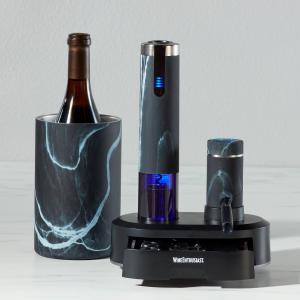 Wine Enthusiast Electric Blue Omega Designer Series All-In-One Wine System (7-Piece Set) 2 Wine Enthusiast Electric Blue Omega Designer Series All-In-One Wine System (7-Piece Set) 2