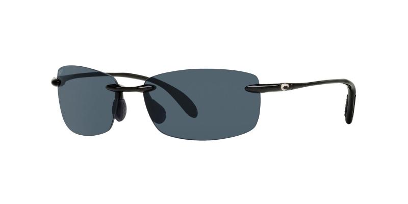 Costa Del Mar Ballast Sunglasses - (Frame) Shiny Black; (Lens) Gray 580P 2 Costa Del Mar Ballast Sunglasses - (Frame) Shiny Black; (Lens) Gray 580P 2
