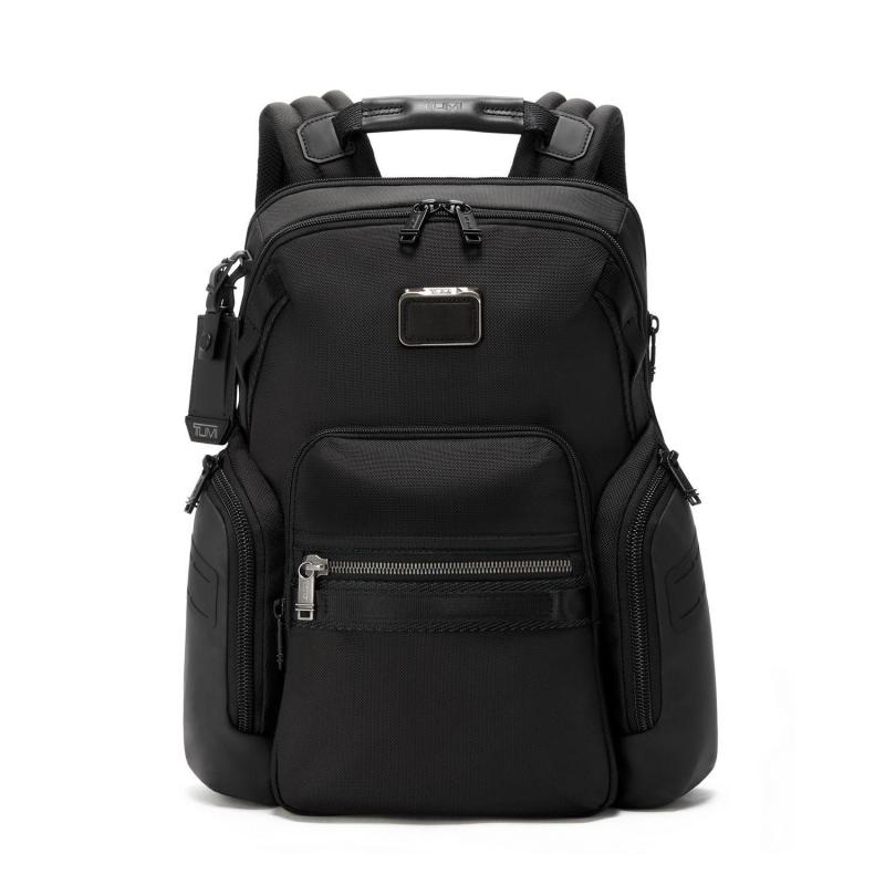 Tumi Alpha Bravo Navigation Backpack- Black 2 Tumi Alpha Bravo Navigation Backpack- Black 2