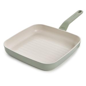 BergHoff Leo Balance Ns Ceramic Grill Pan 10", Recycled Aluminum, Sage 2 BergHoff Leo Balance Ns Ceramic Grill Pan 10", Recycled Aluminum, Sage 2