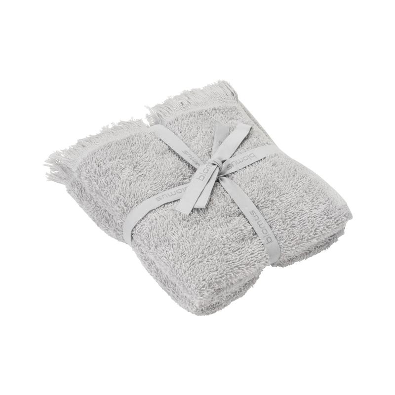 Blomus Frino 2 Fringed Organic Cotton Terry Guest Hand Towel Set 2 Blomus Frino 2 Fringed Organic Cotton Terry Guest Hand Towel Set 2