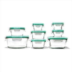 OXO Good Grips 16Pc Smart Seal Glass Container Set 2 OXO Good Grips 16Pc Smart Seal Glass Container Set 2