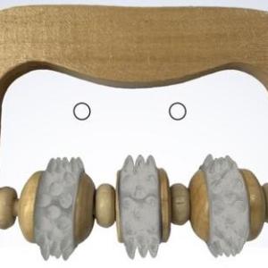 VivitarĀ® Handheld Wood Rolling Massager 1 VivitarĀ® Handheld Wood Rolling Massager 1