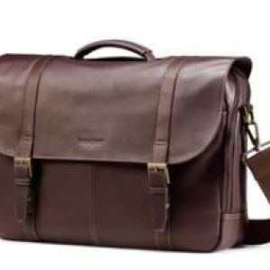 Samsonite® Columbian Leather Flapover Business Case 2 Samsonite® Columbian Leather Flapover Business Case 2