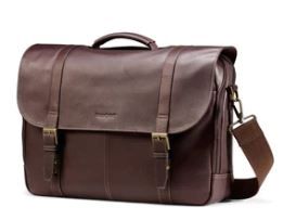 Samsonite® Columbian Leather Flapover Business Case 2 Samsonite® Columbian Leather Flapover Business Case 2
