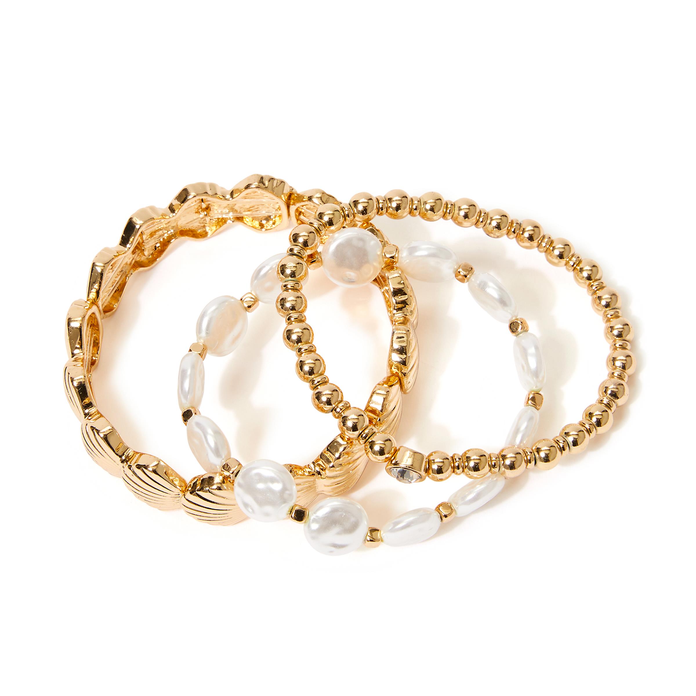 Lilly Pulitzer Seaside Soleil Bracelet Set - Gold Multi 2 Lilly Pulitzer Seaside Soleil Bracelet Set - Gold Multi 2