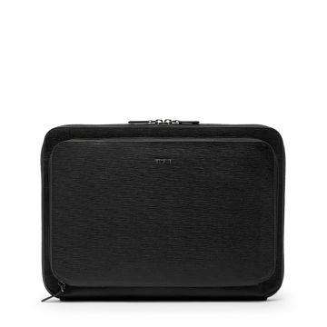 Tumi Nassau Laptop Portfolio- Black Embossed Leather 2 Tumi Nassau Laptop Portfolio- Black Embossed Leather 2