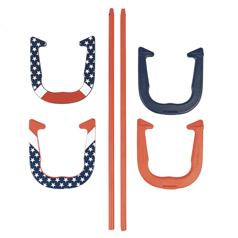 Escalade Sports Triumph Sports - Patriotic Forged Horseshoe Set 2 Escalade Sports Triumph Sports - Patriotic Forged Horseshoe Set 2