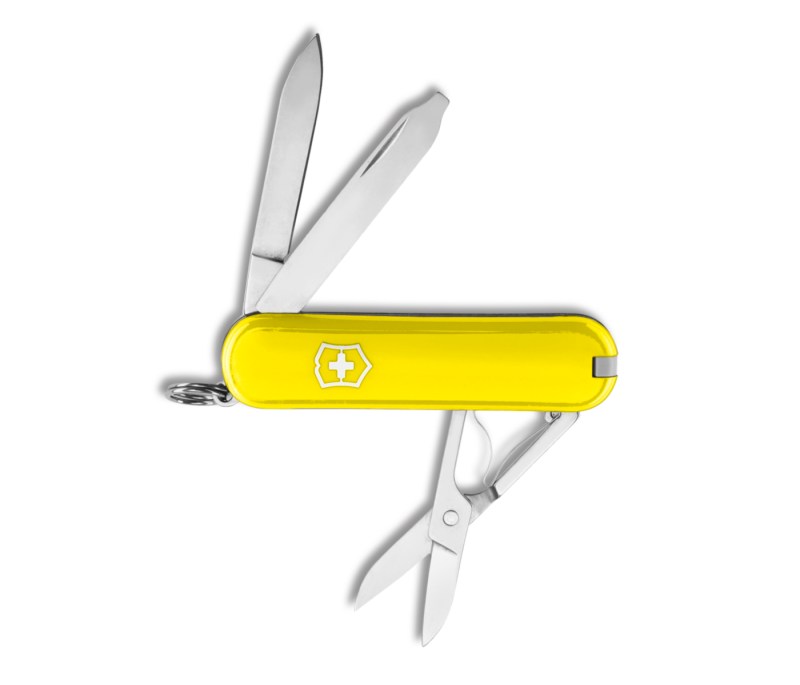 Victorinox Swiss Army Corporate Gifts Knife Classic Sd- Yellow 2 Victorinox Swiss Army Corporate Gifts Knife Classic Sd- Yellow 2
