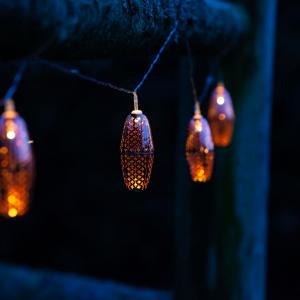 Allsop Home & Garden Marrakesh Copper Metallic String Light 2 Allsop Home & Garden Marrakesh Copper Metallic String Light 2
