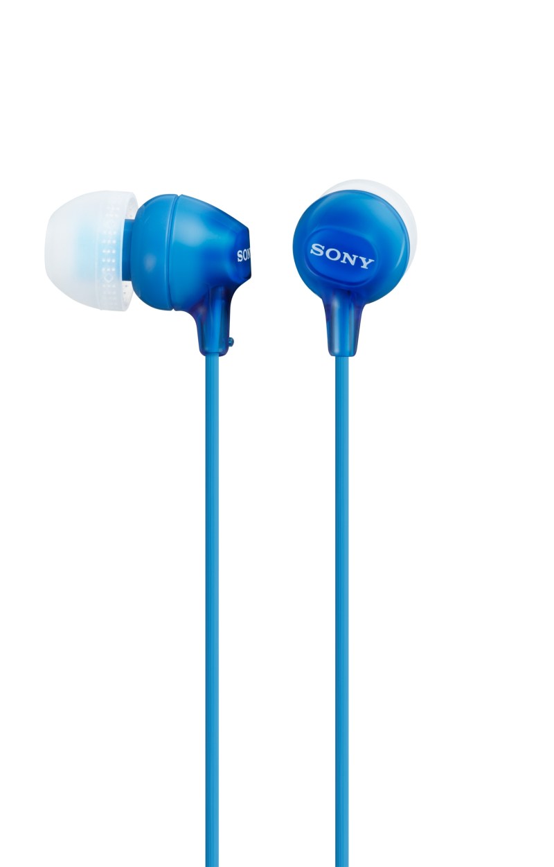 Sony Blue EX Series Fashion Color Ear Buds 1 Sony Blue EX Series Fashion Color Ear Buds 1