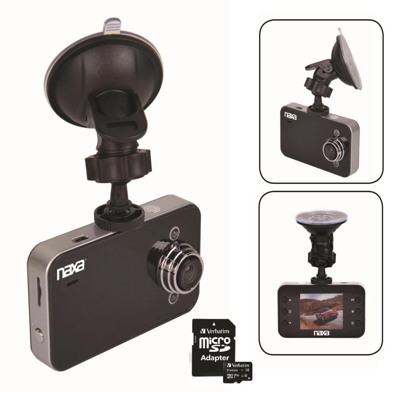 Naxa-Emerson-Victor Naxa Portable 720P Dash Cam, 2.4" Lcd, Sd Card 2 Naxa-Emerson-Victor Naxa Portable 720P Dash Cam, 2.4" Lcd, Sd Card 2