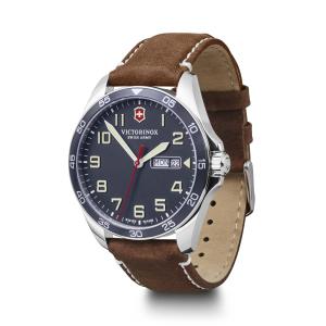 Victorinox Swiss Army Corporate Gifts Fieldforce Ø42 Blue Dial Brown Leather Strap Watch 2 Victorinox Swiss Army Corporate Gifts Fieldforce Ø42 Blue Dial Brown Leather Strap Watch 2