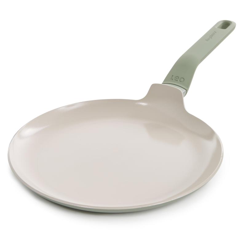 BergHoff Leo Balance Ns Ceramic Pancake Pan 10.25", Recycled Aluminum, Sage 2 BergHoff Leo Balance Ns Ceramic Pancake Pan 10.25", Recycled Aluminum, Sage 2