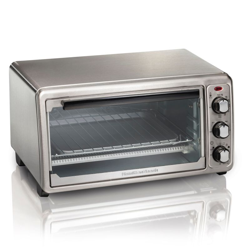 Hamilton Beach® Stainless Steel 6-Slice Toaster Oven 2 Hamilton Beach® Stainless Steel 6-Slice Toaster Oven 2