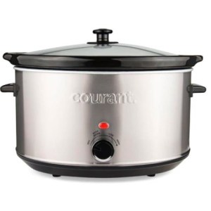 Courant 8.5 Quart Oval Slow Cooker, Stainless St 1 Courant 8.5 Quart Oval Slow Cooker, Stainless St 1