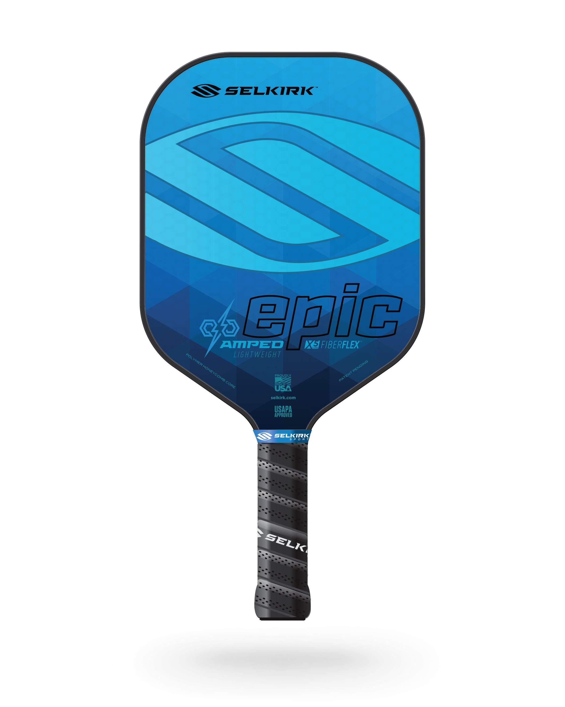 Selkirk Amped Epic Lightweight Sapphire Blue Pickleball Paddle 2 Selkirk Amped Epic Lightweight Sapphire Blue Pickleball Paddle 2