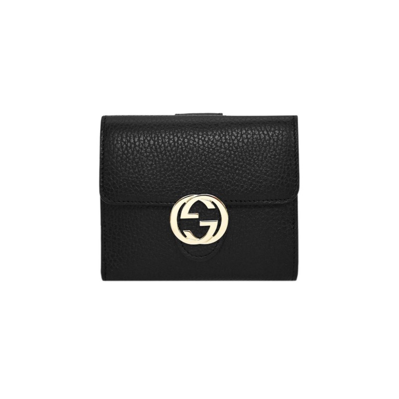 Gucci Gg Interlocking Small Wallet - Black 2 Gucci Gg Interlocking Small Wallet - Black 2