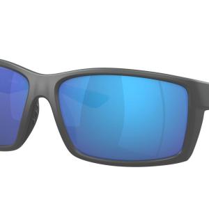 Costa Del Mar Reefton Sunglasses - (Frame) Matte Gray; (Lens) Blue Mirror Glass 580G 2 Costa Del Mar Reefton Sunglasses - (Frame) Matte Gray; (Lens) Blue Mirror Glass 580G 2