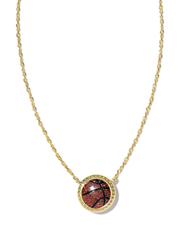 Kendra Scott Basketball Short Pendant - Gold 2 Kendra Scott Basketball Short Pendant - Gold 2