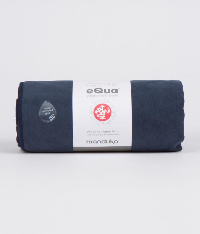 Manduka Equa Yoga Towel - Midnight Black 2 Manduka Equa Yoga Towel - Midnight Black 2