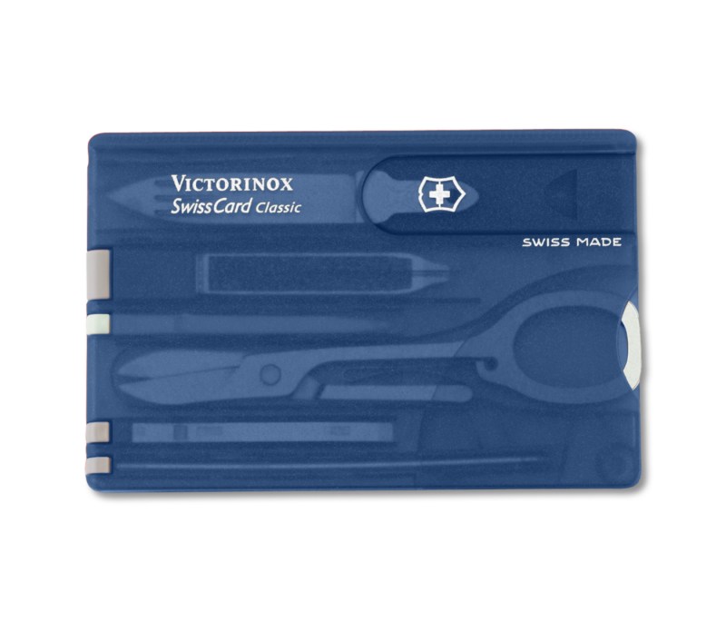 Victorinox Swiss Army Corporate Gifts Knife Swisscard- Sapphire 2 Victorinox Swiss Army Corporate Gifts Knife Swisscard- Sapphire 2