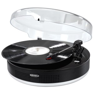 Jensen® 3-Speed Stereo Turntable with Metal Tone Arm and Bluetooth Transmit 1 Jensen® 3-Speed Stereo Turntable with Metal Tone Arm and Bluetooth Transmit 1