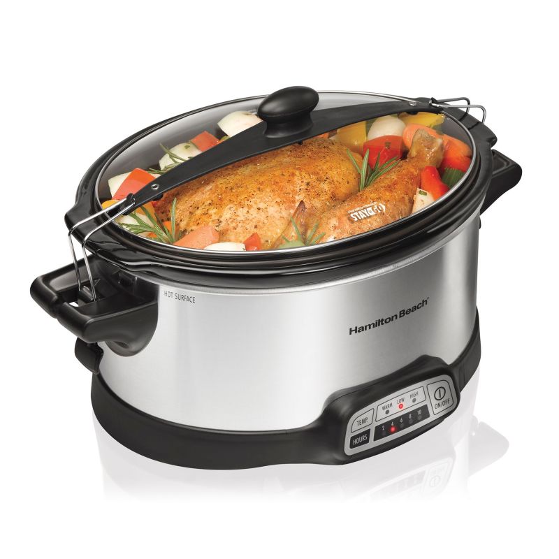 Hamilton Beach® Programmable Stay or Go® 6 Qt. Slow Cooker 2 Hamilton Beach® Programmable Stay or Go® 6 Qt. Slow Cooker 2