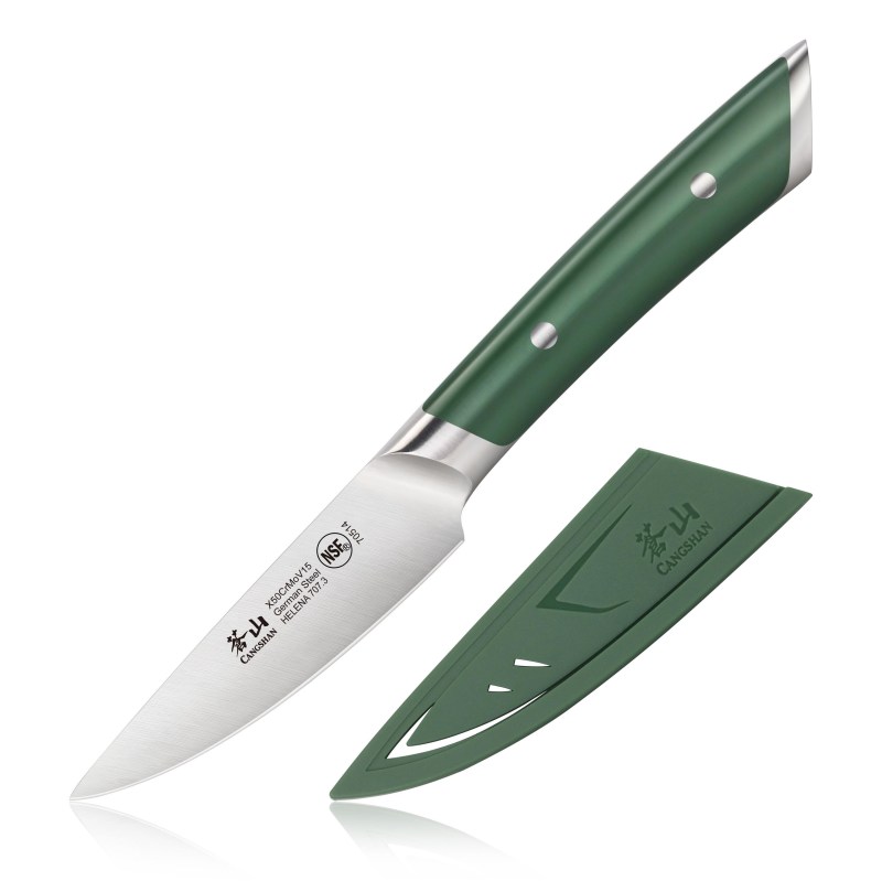 Cangshan 3.5-Inch Helena Paring Knife - Green 2 Cangshan 3.5-Inch Helena Paring Knife - Green 2