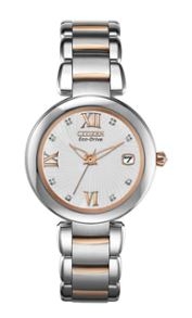 Citizen® Ladies%27 Marne Signature Eco-Drive® Rose Gold Two-Tone Watch 1 Citizen® Ladies%27 Marne Signature Eco-Drive® Rose Gold Two-Tone Watch 1