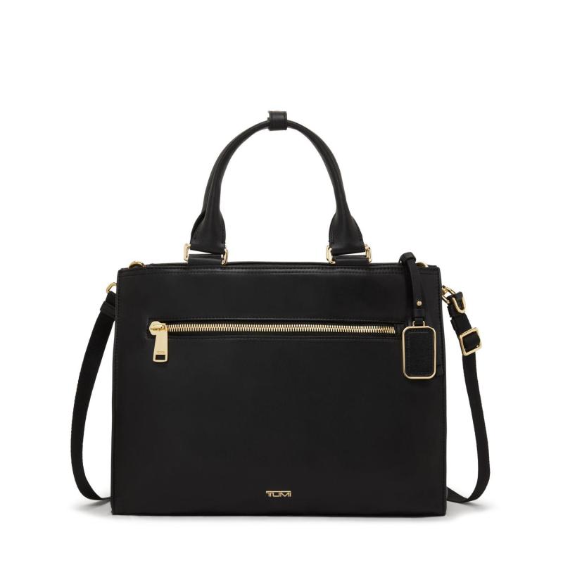 Tumi Voyageur Lynn Tote- Black Leather 2 Tumi Voyageur Lynn Tote- Black Leather 2