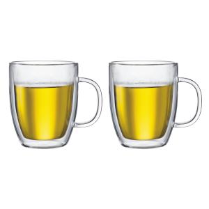 Bodum 2Pc Bistro Double Wall 15 Oz. Mug Set 2 Bodum 2Pc Bistro Double Wall 15 Oz. Mug Set 2