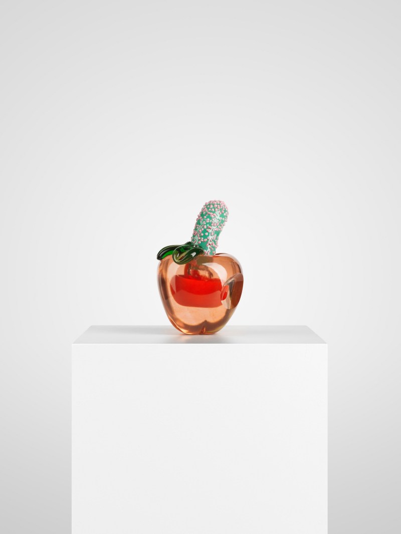 Kosta Boda We Love Apples Clear/Red 2 Kosta Boda We Love Apples Clear/Red 2