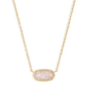 Kendra Scott Elisa Necklace - Rose Quartz 2 Kendra Scott Elisa Necklace - Rose Quartz 2