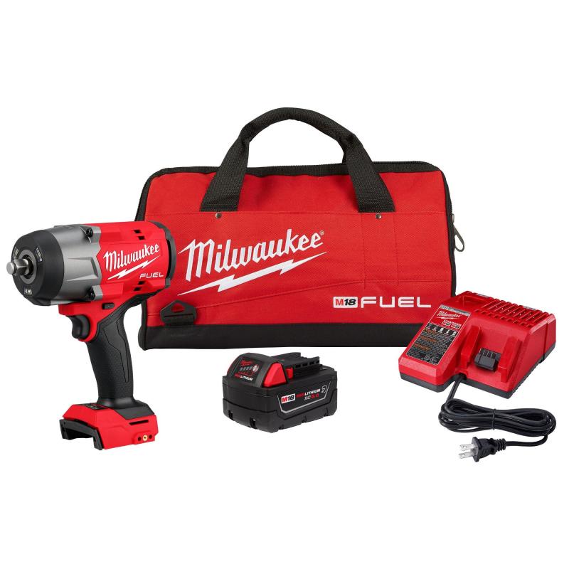 Milwaukee M18 Fuel 1/2" High Torque Impact Wrench w/Friction Ring Kit 2 Milwaukee M18 Fuel 1/2" High Torque Impact Wrench w/Friction Ring Kit 2