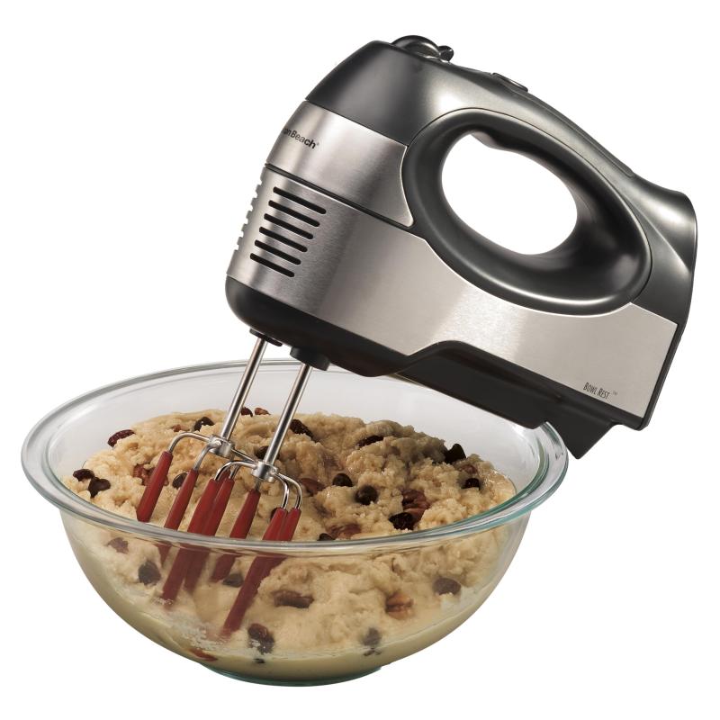 Hamilton Beach Performance Hand Mixer, 6 Speeds - Black And Stainless 2 Hamilton Beach Performance Hand Mixer, 6 Speeds - Black And Stainless 2