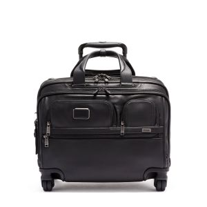 TUMI⢠Alpha 3 Deluxe 4 Wheeled Laptop Case Leather Briefcase Bag 2 TUMI⢠Alpha 3 Deluxe 4 Wheeled Laptop Case Leather Briefcase Bag 2